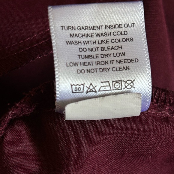 Figs Casma Three Pocket Scrub Top Burgundy Women XL RN,Medical Professional EUC! - Picture 11 of 11
